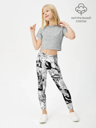 Леггинсы для девочки / 7 СМЕРТНЫХ ГРЕХОВ. Манга-паттерн