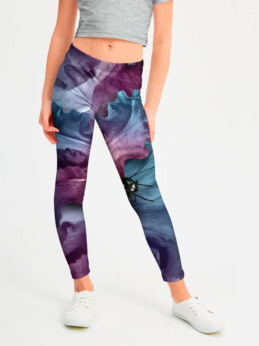 Леггинсы для девочки / Цветы