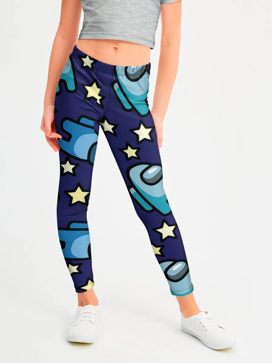 Леггинсы для девочки / Among Us | Звёзды