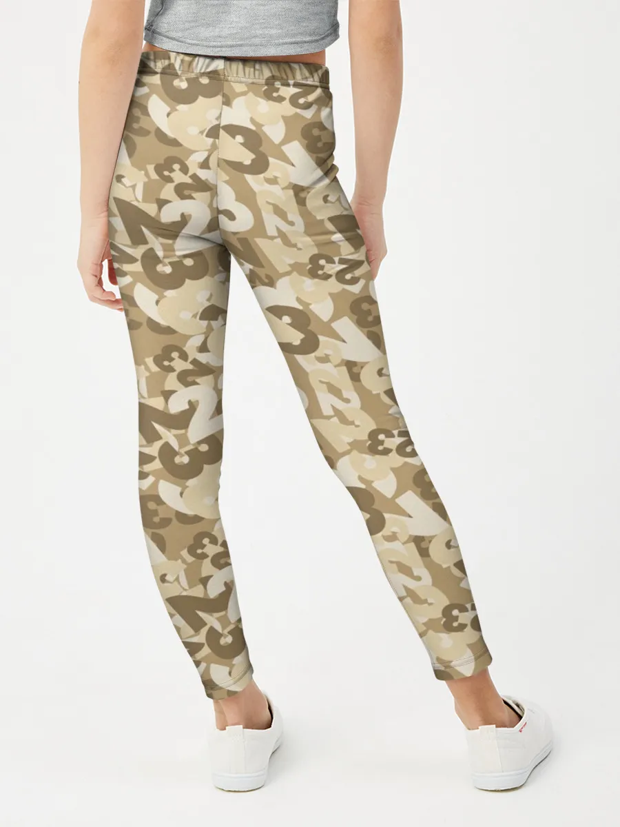 Леггинсы для девочки / 23 февраля