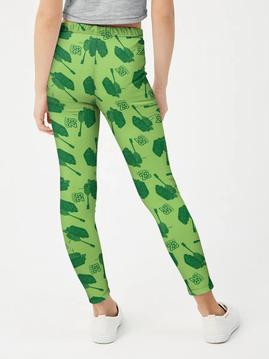 Леггинсы для девочки / 23 февраля