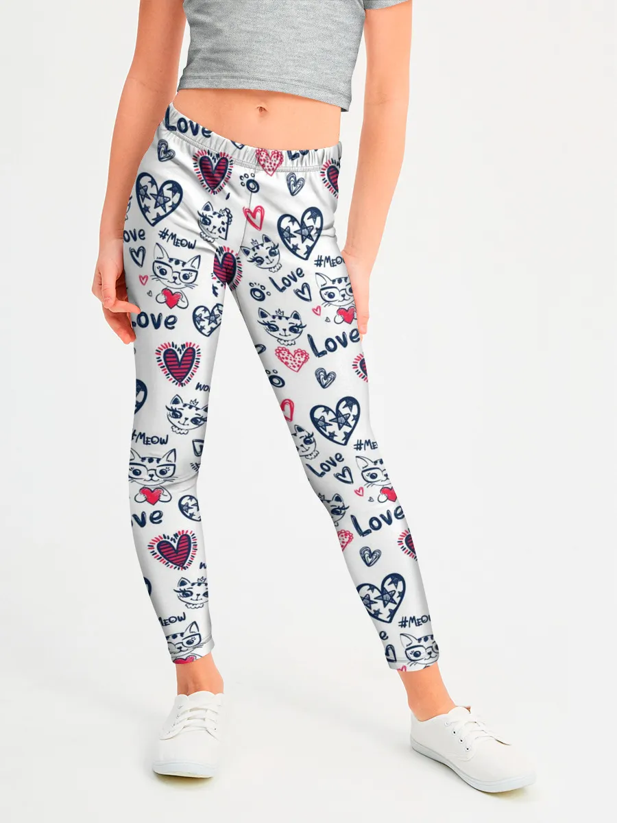 Леггинсы для девочки / Love