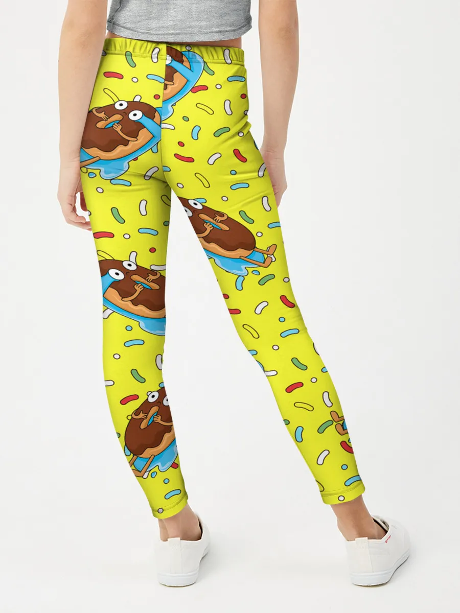 Леггинсы для девочки / Плачущий пончик