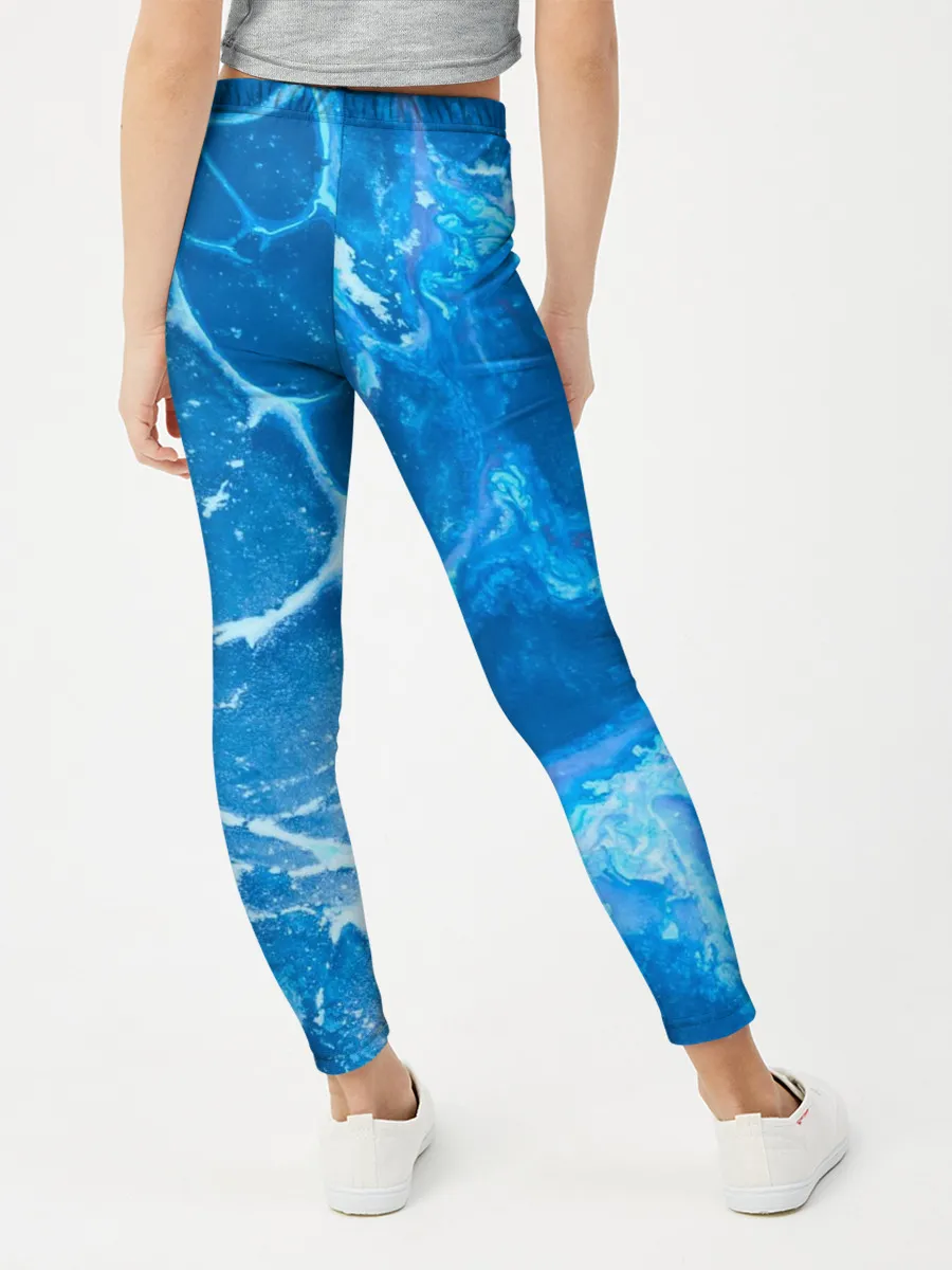 Леггинсы для девочки / Ледяной