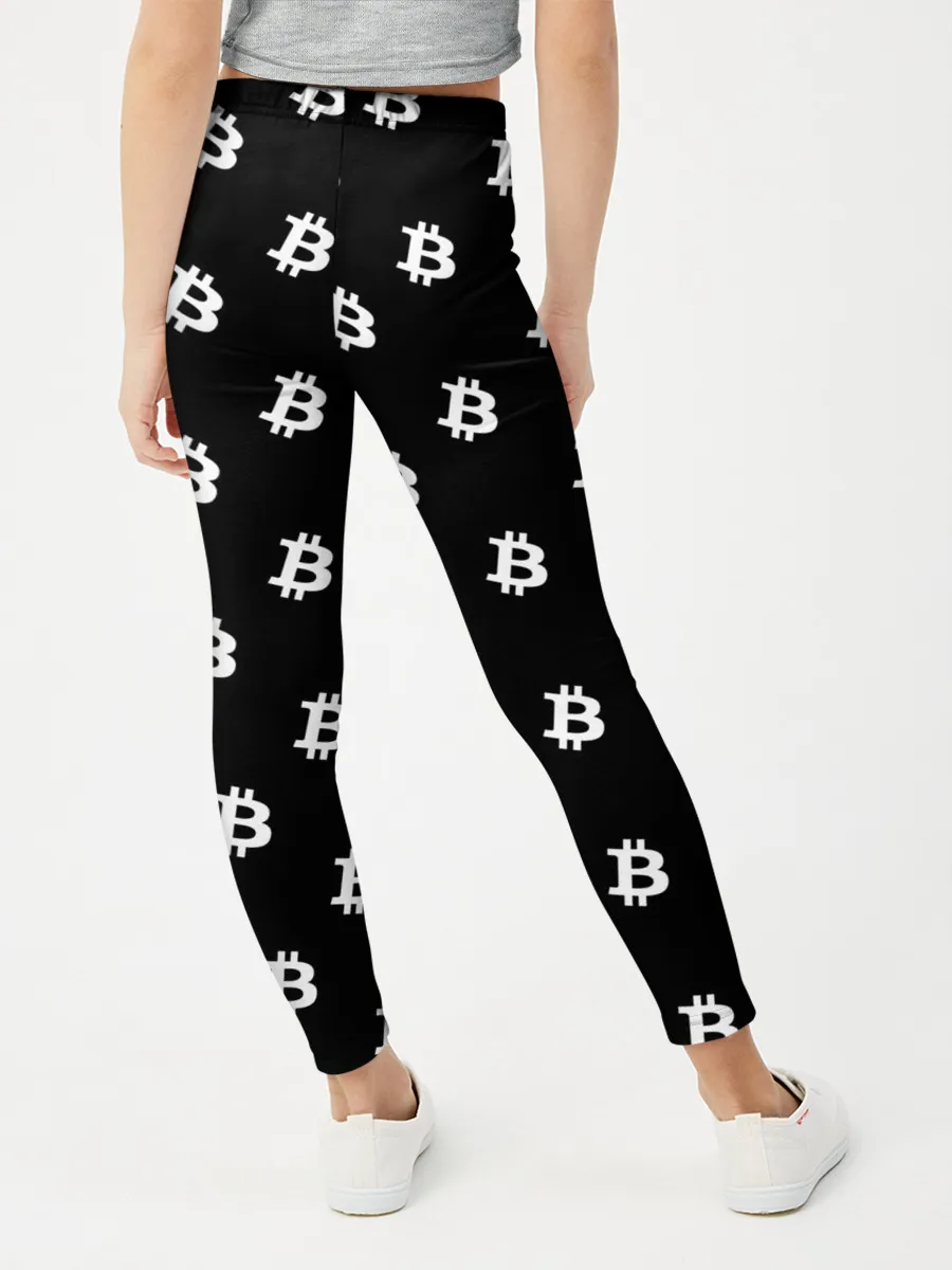 Леггинсы для девочки / BITCOIN CRYPTOCURRENCE
