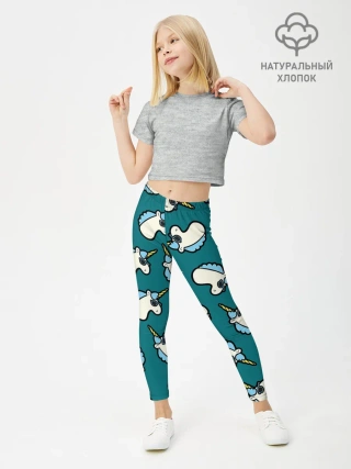 Леггинсы для девочки / Крутые Единороги