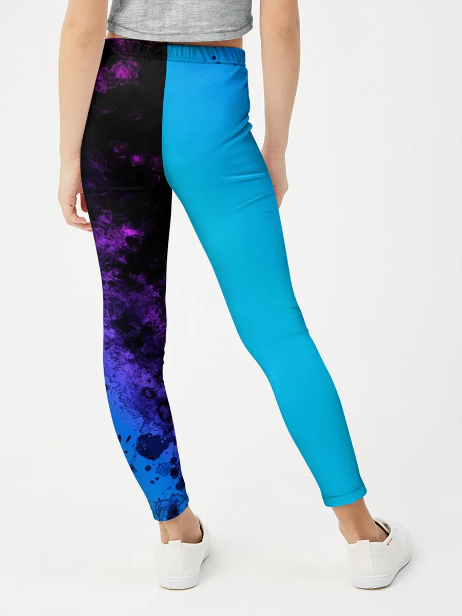 Леггинсы для девочки / Неоновые Краски