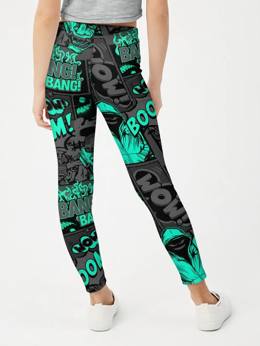 Леггинсы для девочки / Comics Style