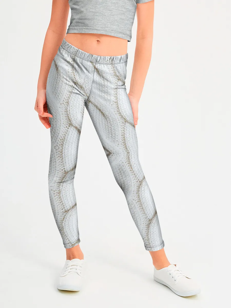 Леггинсы для девочки / Вязанка