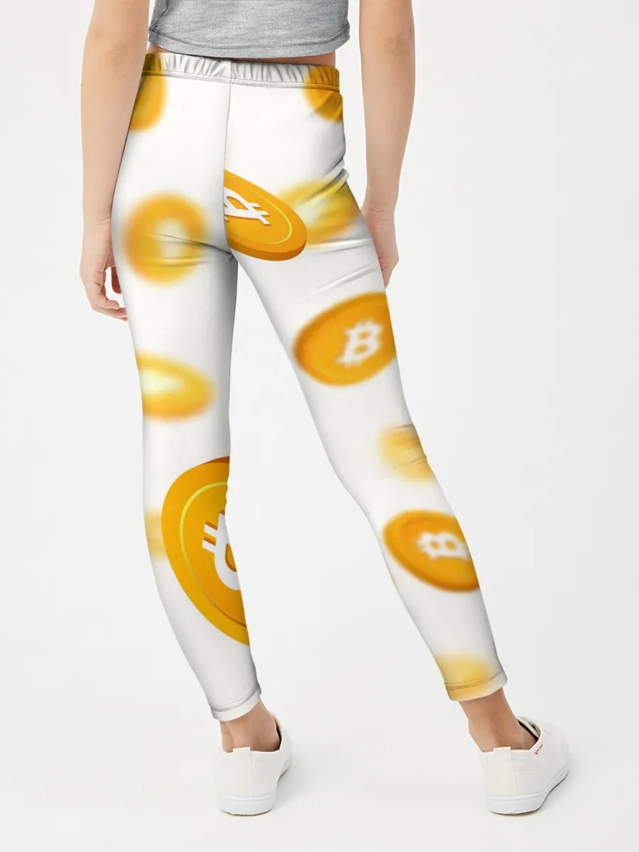 Леггинсы для девочки / BITCOIN КРИПТОВАЛЮТА | CRYPTOCURRENCIES