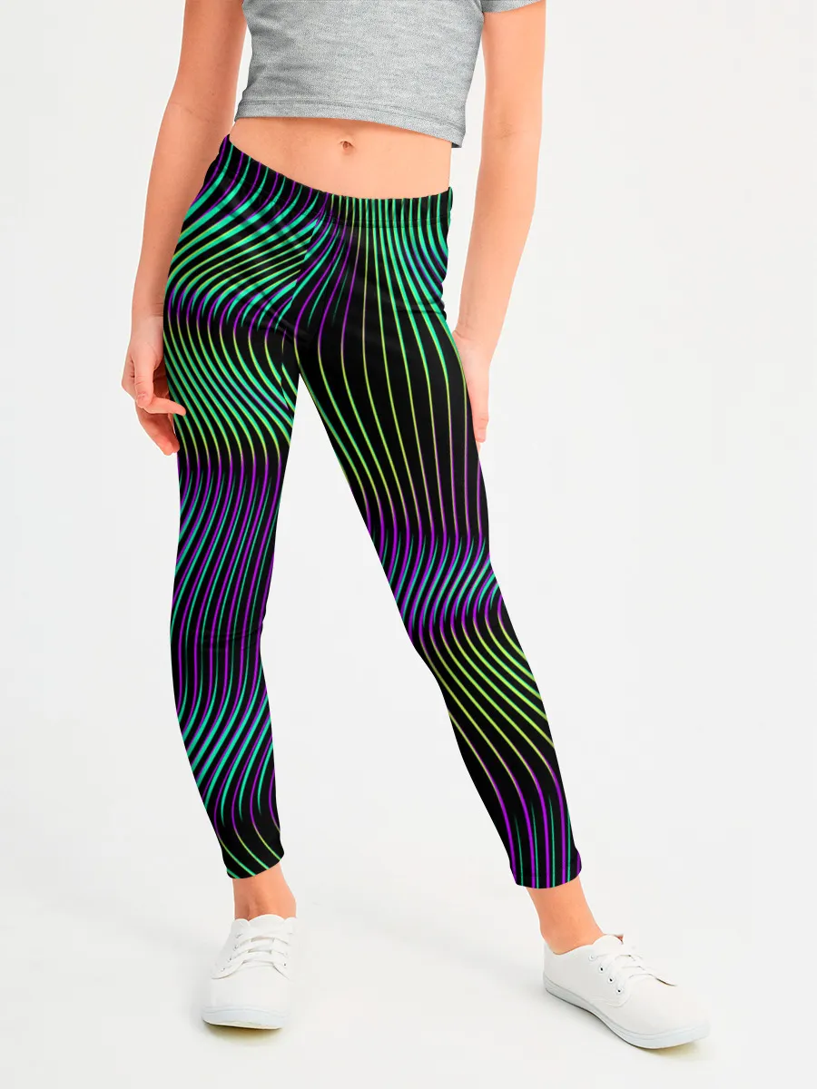 Леггинсы для девочки / Современная абстракция