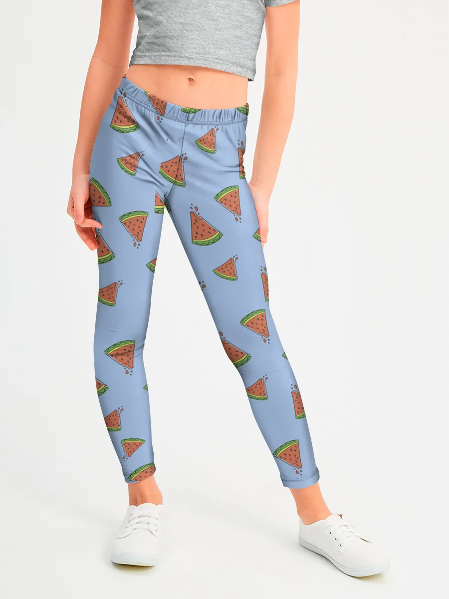 Леггинсы для девочки / Кусочки арбуза