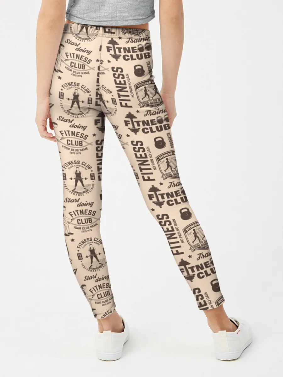 Леггинсы для девочки / Fitness