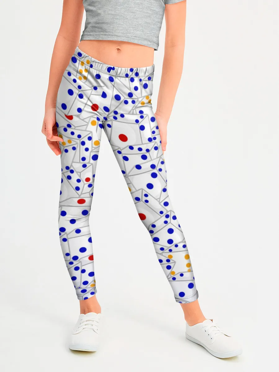 Леггинсы для девочки / Игральные кубики