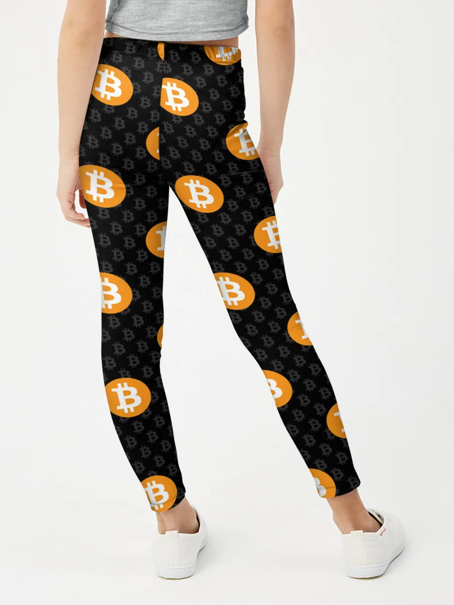 Леггинсы для девочки / БИТКОИН | BITCOIN