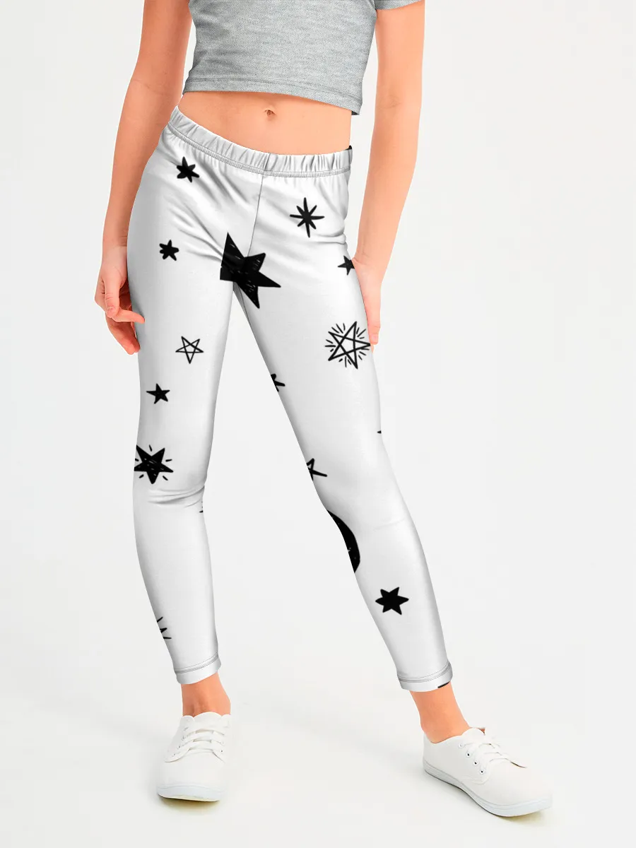 Леггинсы для девочки / Звездное небо