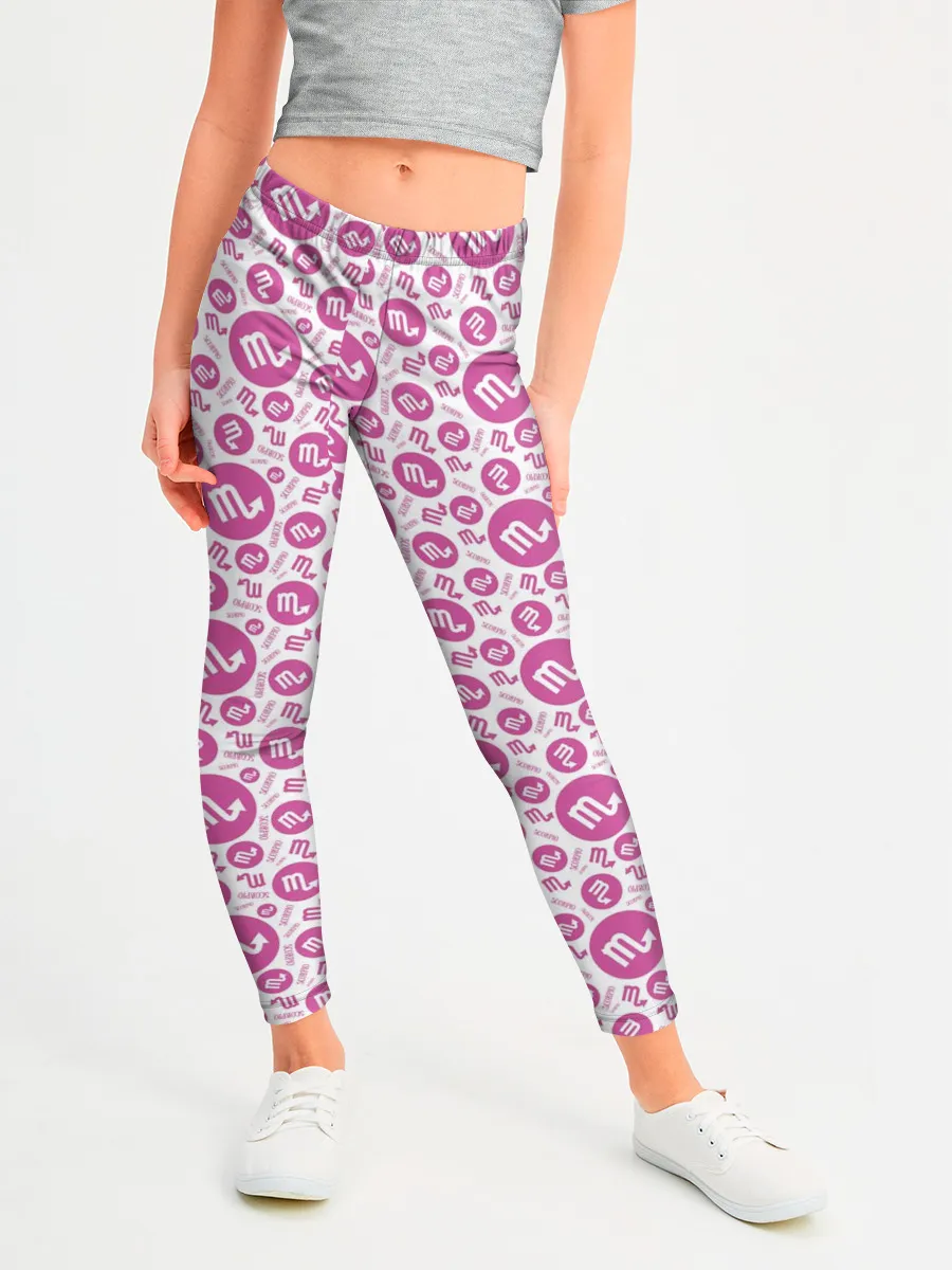 Леггинсы для девочки / Скорпион