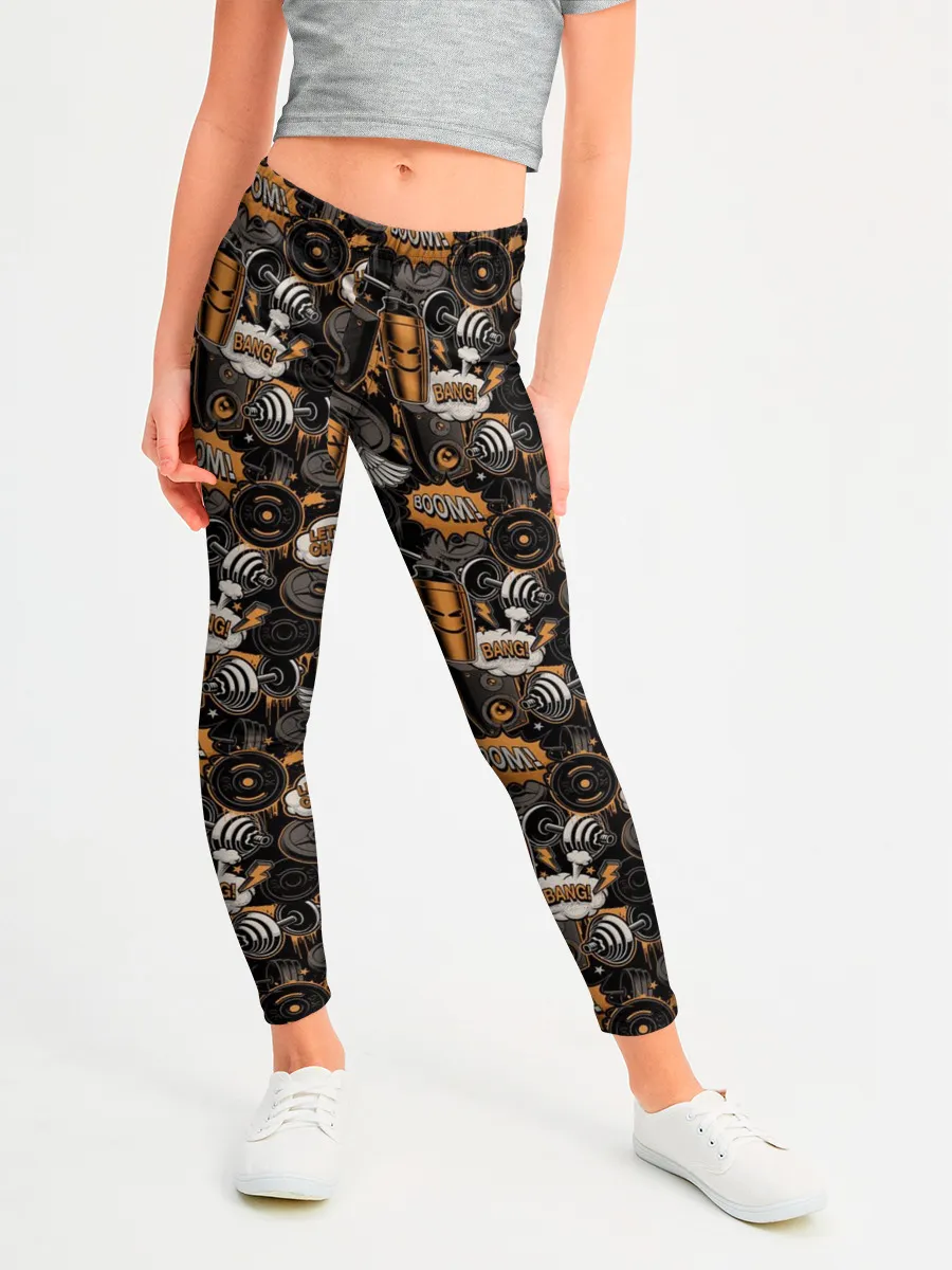 Леггинсы для девочки / Качалка