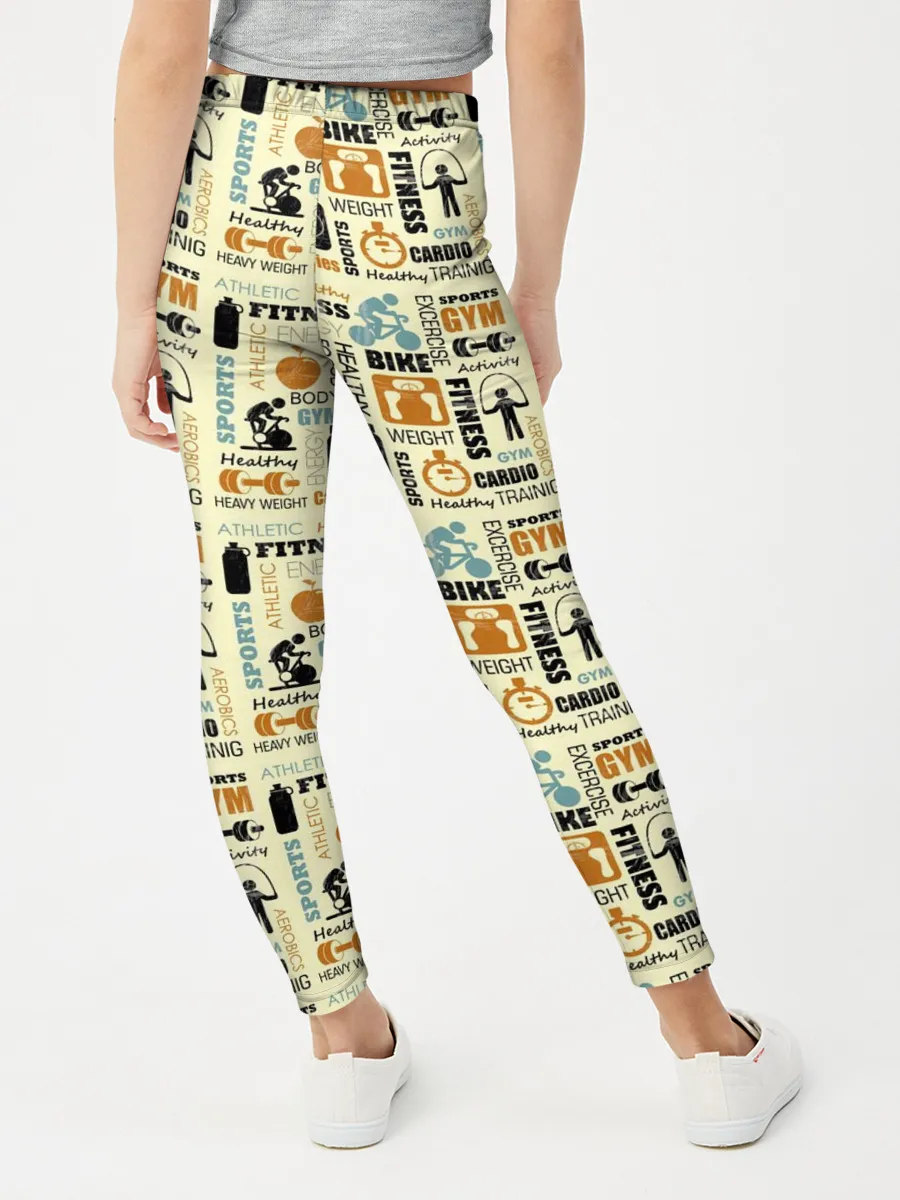 Леггинсы для девочки / Спорт