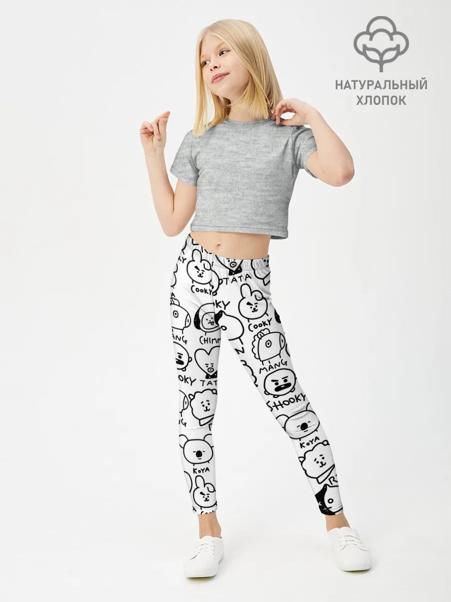 Леггинсы для девочки / BTS | BT21