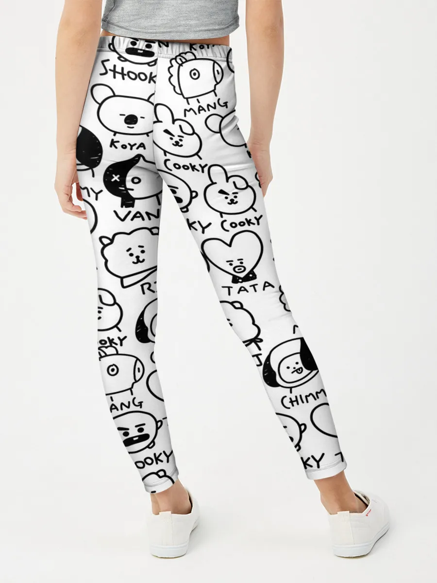 Леггинсы для девочки / BTS | BT21