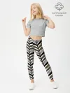 Леггинсы для девочки / Африканский племенной узор