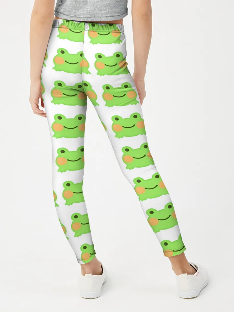 Леггинсы для девочки / лягушка