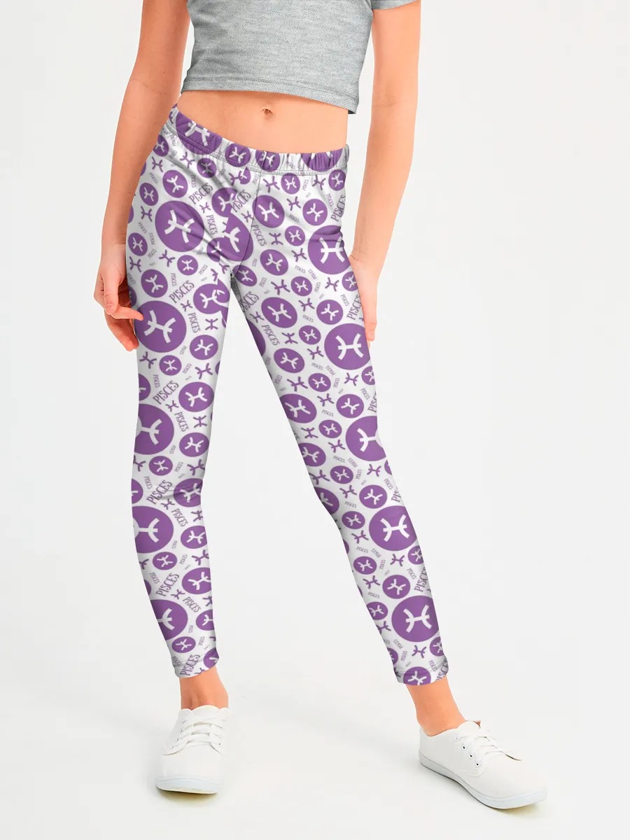 Леггинсы для девочки / Рыбы