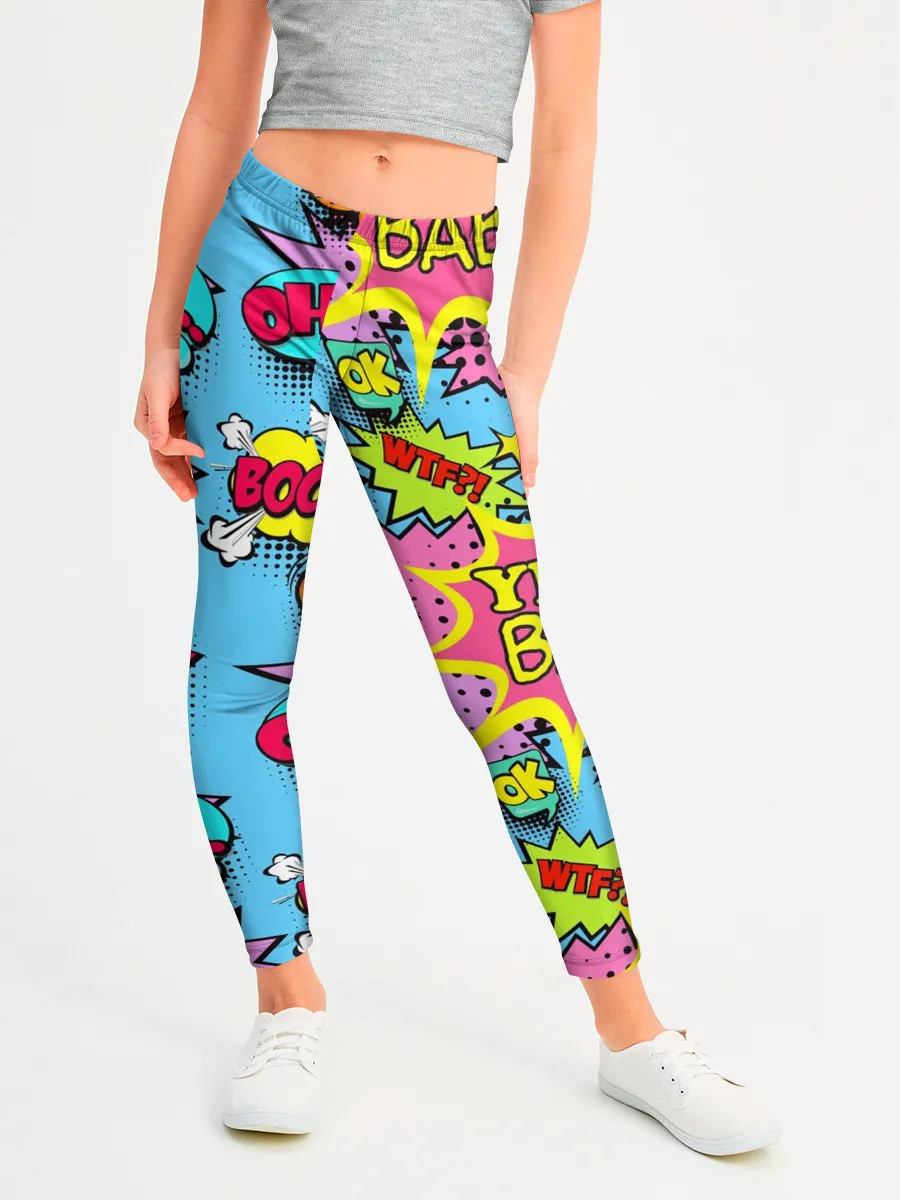 Леггинсы для девочки / Year baby Pop art print