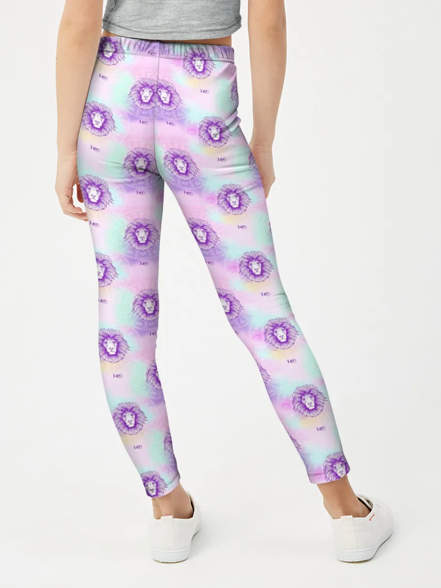 Леггинсы для девочки / Лев