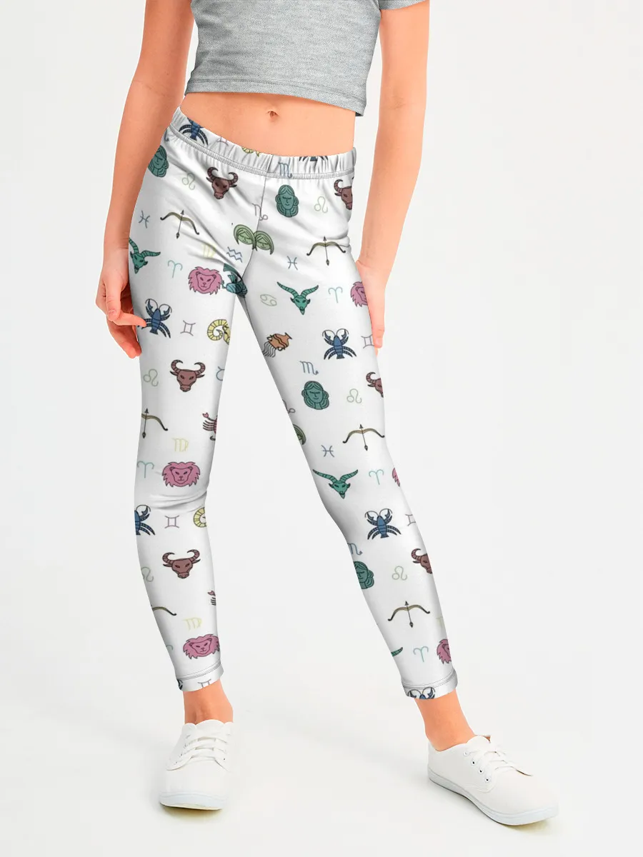 Леггинсы для девочки / Знаки Зодиака