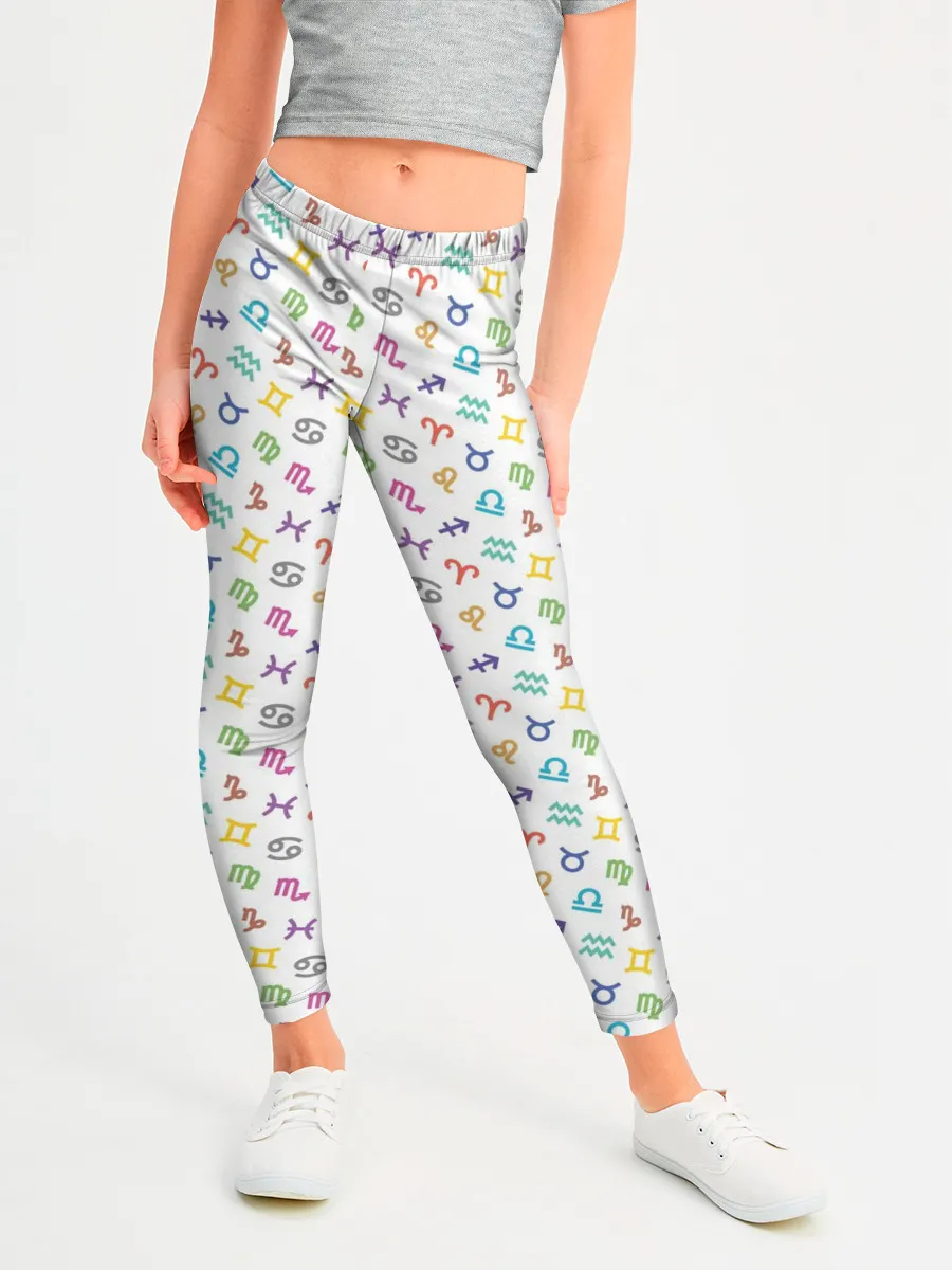 Леггинсы для девочки / Знаки Зодиака