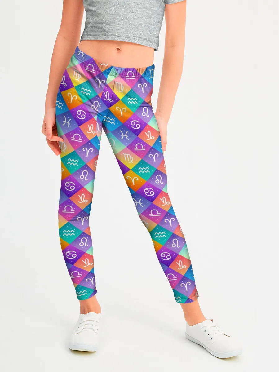 Леггинсы для девочки / Знаки Зодиака