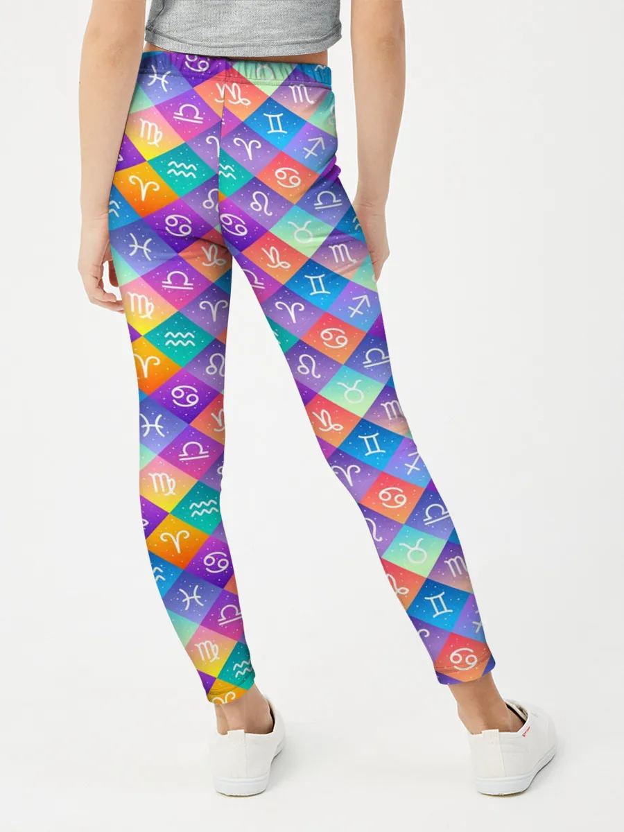 Леггинсы для девочки / Знаки Зодиака