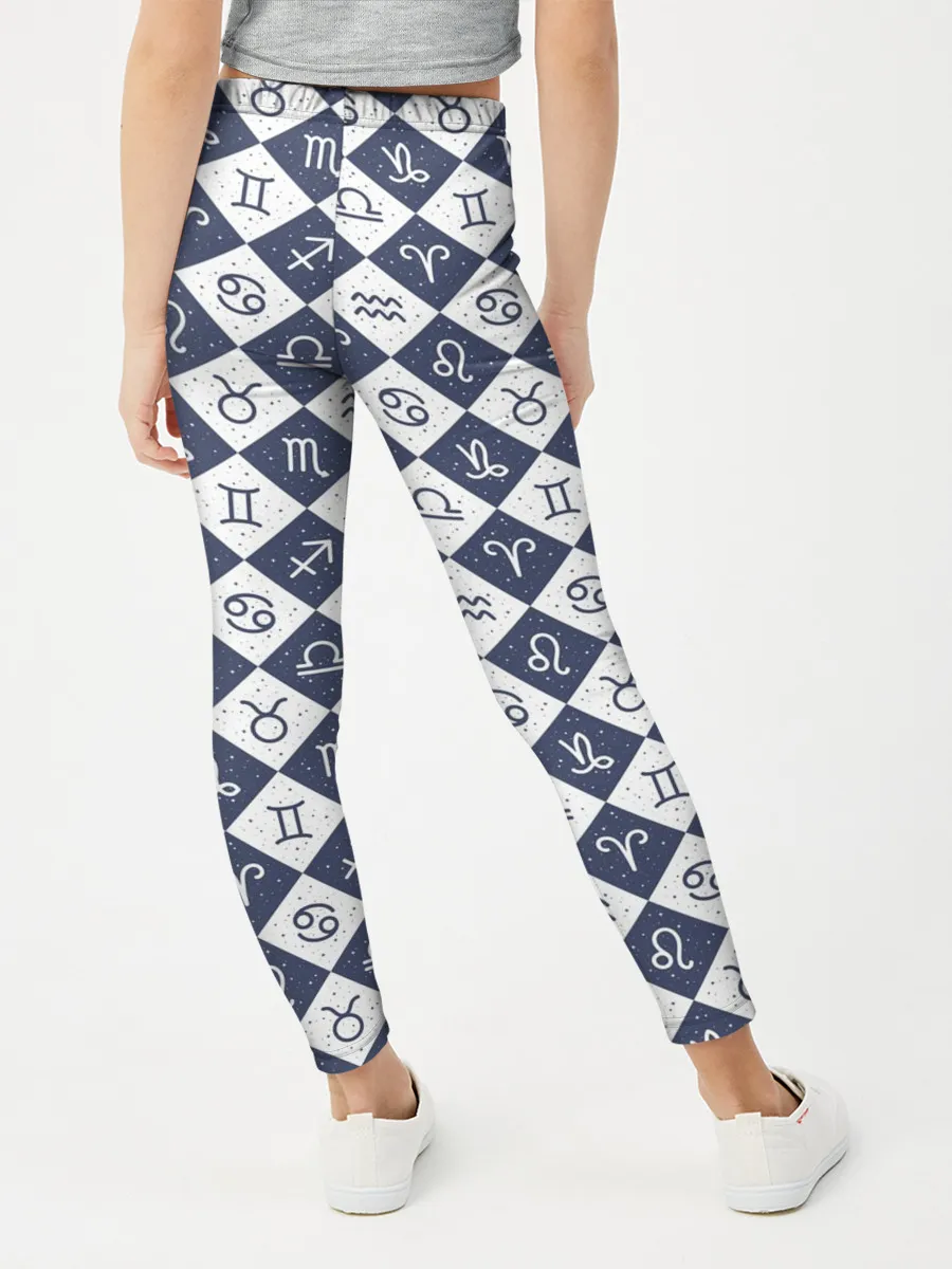 Леггинсы для девочки / Знаки Зодиака