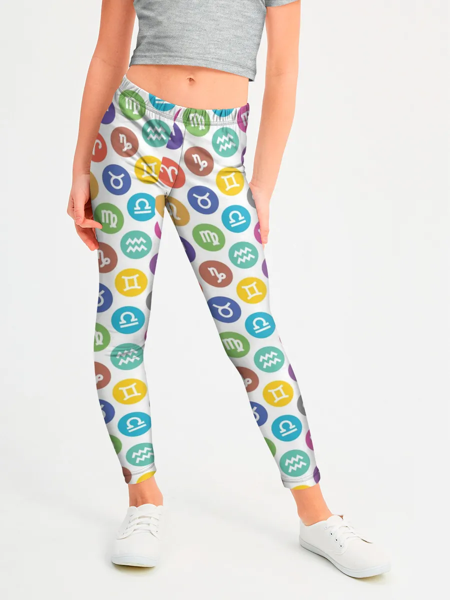 Леггинсы для девочки / Знаки Зодиака