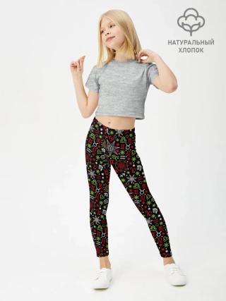 Леггинсы для девочки / Знаки Зодиака