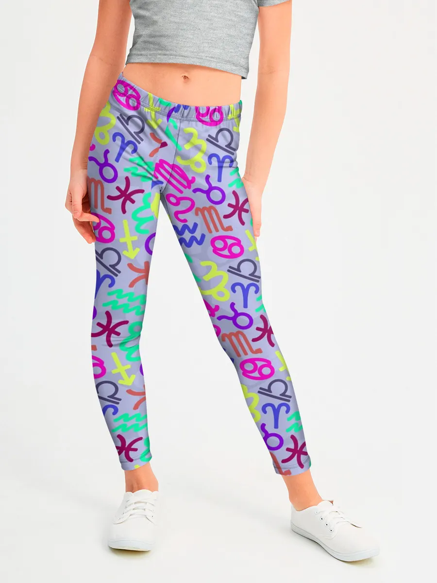 Леггинсы для девочки / Знаки Зодиака