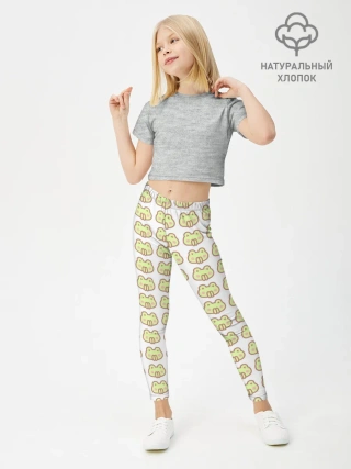 Леггинсы для девочки / лягушечки