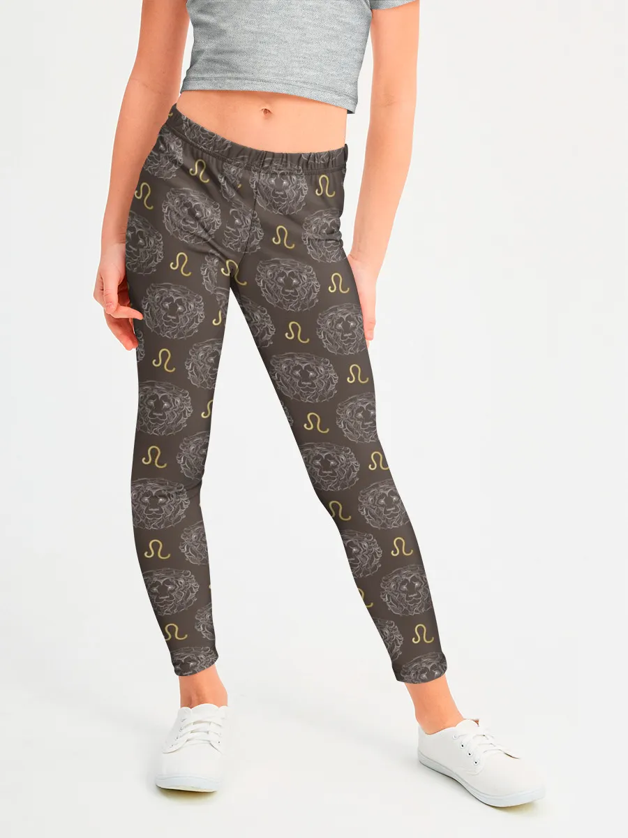 Леггинсы для девочки / Лев