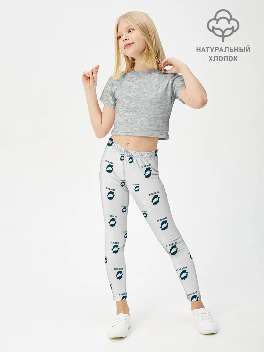 Леггинсы для девочки / Рыбы