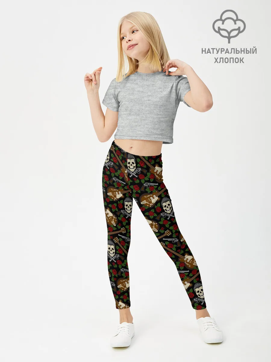 Леггинсы для девочки / ROCK