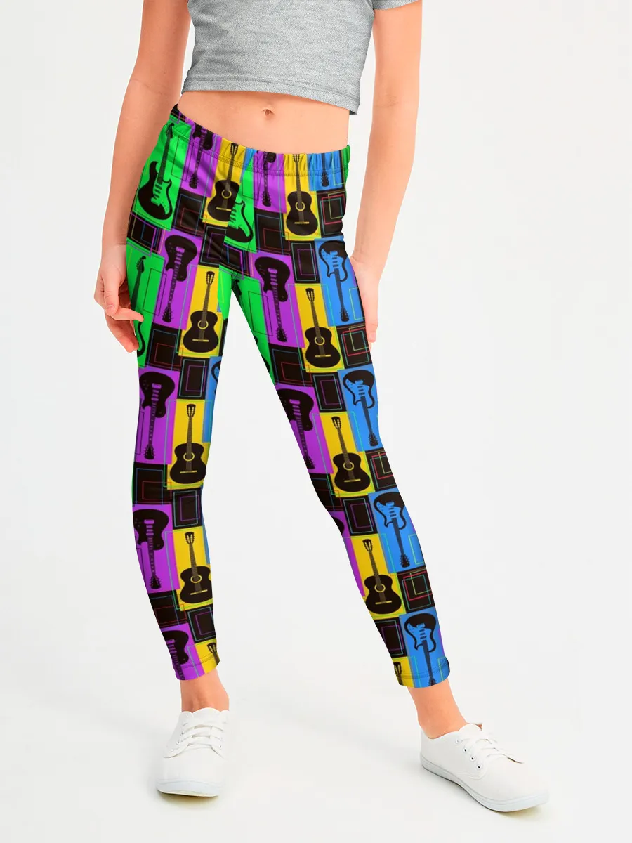 Леггинсы для девочки / Рокер