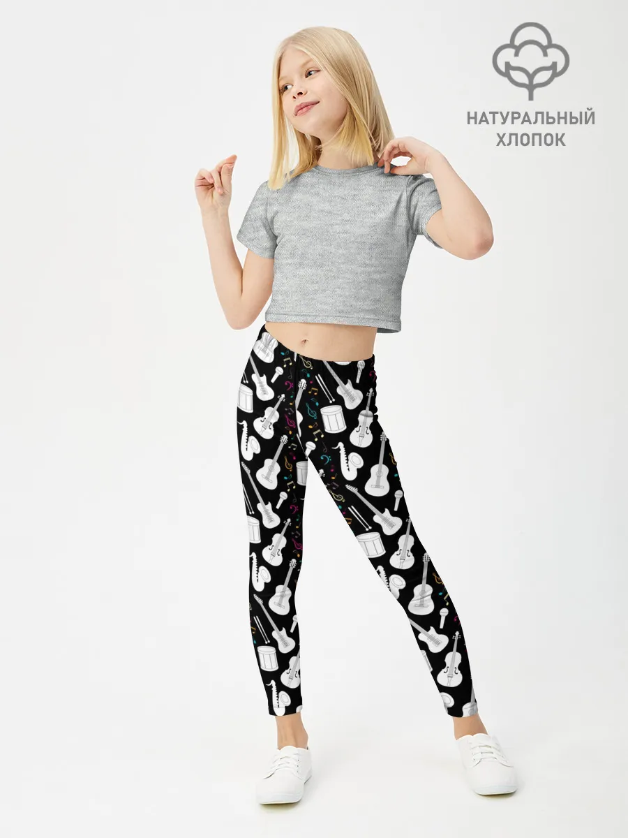 Леггинсы для девочки / Музыкальные Инструменты