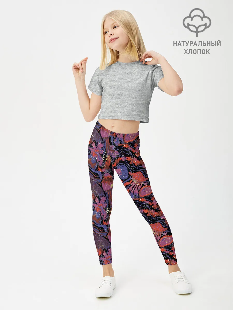 Леггинсы для девочки / Медузы