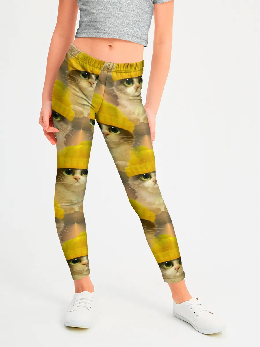 Леггинсы для девочки / Котята