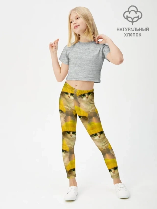 Леггинсы для девочки / Котята