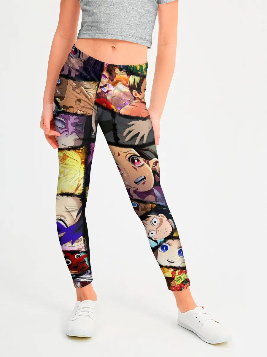 Леггинсы для девочки / КЛИНОК РАССЕКАЮЩИЙ ДЕМОНОВ