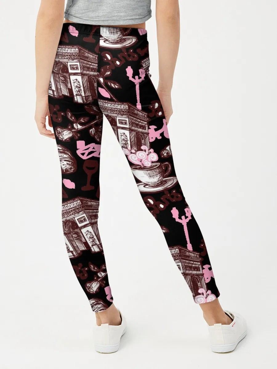 Леггинсы для девочки / Париж / Paris