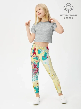 Леггинсы для девочки / Текстура